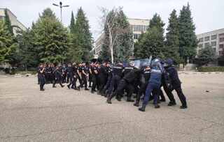 Специализирано практическо занятие се проведе днес в Центъра за специализация и професионална подготовка при Академията на МВР в Пазарджик