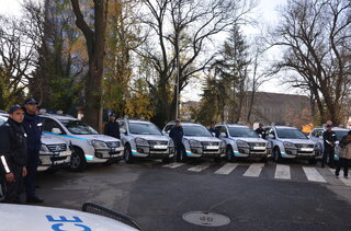 Ръководството на ОДМВР – Перник връчи 13 нови служебни автомобила