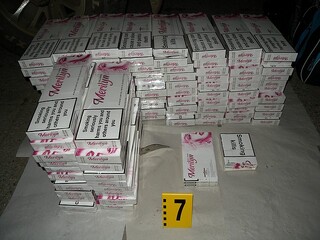 5139 кутии контрабандни цигари заловиха служители на РУ „Полиция” Трън