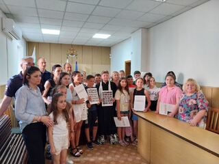 Детско полицейско управление - Кубрат финализира дейността си със симулативен съдебен процес