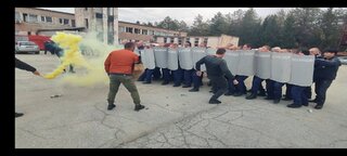 Полицейският състав на ОДМВР-Разград преминава обучение за действия при масови безредици