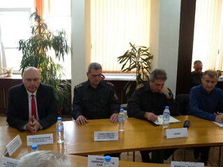 Висока оценка за учебно-тактическата тренировка на силите на ЕСС в Разград даде заместник министърът на вътрешните работи Венцислав Катинов
