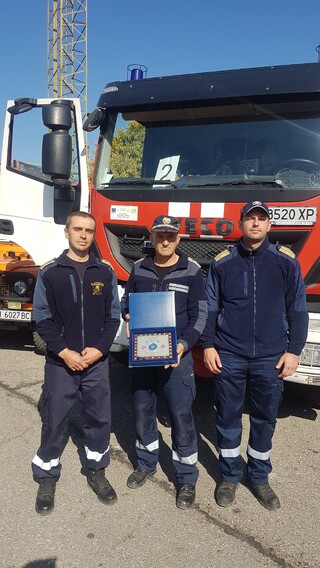 Специализираният модул за реакция и помощ при бедствия на ГДПБЗН се завърна от практическо учение в Румъния