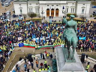 Най-голямата синдикална организация в МВР (Синдикална федерация на служителите в МВР) излезе на национален протест на 20.02.2022 г.