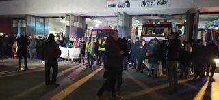 Регионален протест, организиран от Синдикалната федерация на служителите в МВР, се състоя на 16 февруари от 18:30 часа пред сградата на  Първа районна служба "Противопожарна и аварийна безопасност" във Варна
