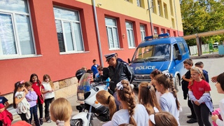 Открит урок по безопасност в СУ" Сава Доброплодни"