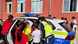 Открит урок по безопасност в СУ" Сава Доброплодни"