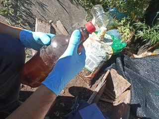 Криминалисти от РУ- Шумен разкриха наркооранжерия изградена в бетонен напоителен канал в гориста местност край шуменския квартал Мътница