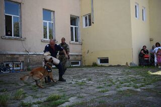 Полицейски служители от областната дирекция в Шумен и от РУ- Нови пазар се включиха в празник  по пътна безопасност