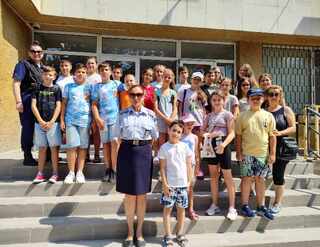 Млади скаути гостуваха в полицията