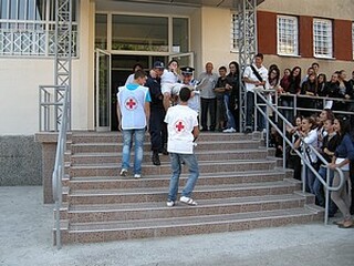 Сили на МВР участваха в демонстрация на Единната спасителна система