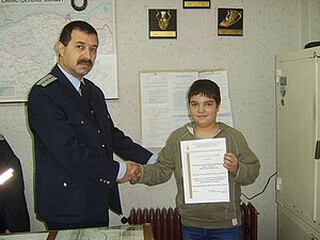 11-годишният Денислав Ангелов от Тутракан получи благодарствен адрес от началника на полицията в града за достойна постъпка