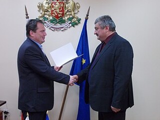 Директорът на ОДМВР-Силистра Кристиян Петров и областният управител Стоян Бонев обсъдиха проблеми на сигурността