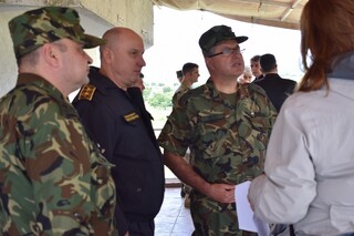 Старши комисар Димитър Величков взе участие в най-голямото по рода си учение на военнополицейски подразделения на полигона в Ново село