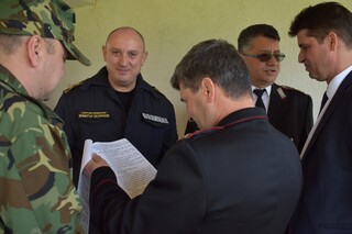 Старши комисар Димитър Величков взе участие в най-голямото по рода си учение на военнополицейски подразделения на полигона в Ново село