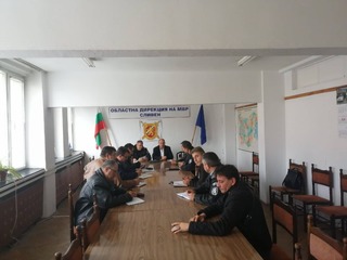 Ръководството на ОДМВР –Сливен и представители на дирекция „Жандармерия” координират действията си по противодействие на конвенционалната престъпност 