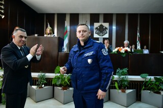 ОДМВР-Сливен почете тържествено празника на града - Димитровден 