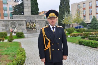 Старши комисар Димитър Величков с поздравление по случай 139 години от създаване на Министреството на вътрешните работи