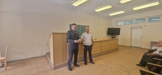 Наградени служители от Регионална дирекция „Пожарна безопасност и защита на населението“ – Смолян по повод професионалния празник на пожарникарите