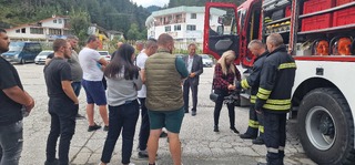 Открит урок за студенти в Регионална служба "Пожарна безопасност и защита на населението" – Смолян