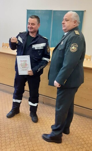 Победители в националния конкурс „Пожарникар на годината 2022г“ – областно ниво