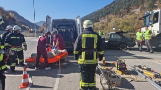 Съвместно областно учение на съставните части на Единната спасителна система се проведе в Смолян.