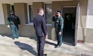 Посещение на Министъра на вътрешните работи Христо Терзийски в Златоград, Мадан и Баните