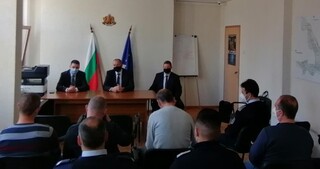Посещение на Министъра на вътрешните работи Христо Терзийски в Златоград, Мадан и Баните