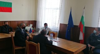 Посещение на Министъра на вътрешните работи Христо Терзийски в Златоград, Мадан и Баните