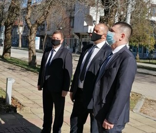 Посещение на Министъра на вътрешните работи Христо Терзийски в Златоград, Мадан и Баните