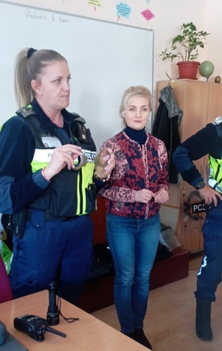 Първо занимание на доброволците от Детско полицейско управление – Етрополе