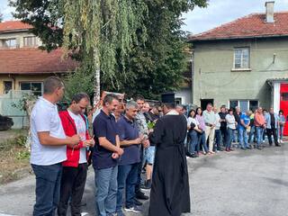 Откриха ремонтираните учебна кула и фитнес зала в пожарната служба в Самоков