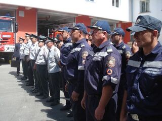 Tържественото откриване на новопостроената сграда на РСПБЗН Казанлък