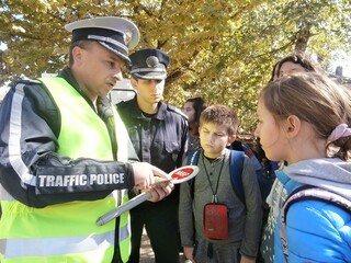 Стартира учебната година по програмата „Детско полицейско управление“ в ОУ „Любен Каравелов“ в гр. Попово