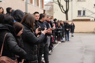 Видински полицаи участваха в практическо занятие на гимназисти