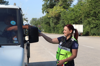 Специализирана операция по безопасност на движението бе проведена тази сутрин край Видин