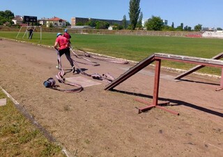 20 огнеборци участваха в областното състезание по пожароприложен спорт във Видин