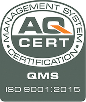 Сертификат рег.№ BG-4124-Q по ISO 9001:2015