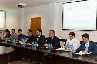 Двустранна обменна среща в Букурещ по проект по програма Херкурес III на OLAF 
