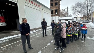 Доброволците от Детското полицейско управление в Самоков посетиха пожарната служба