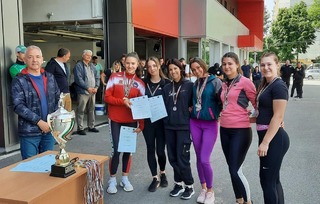 Дамският отбор на първи курс и мъжкият отбор на трети курс станаха комплексни победители в състезанието по пожароприложен спорт за курсантите от Факултет ПБЗН