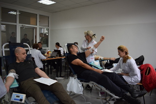 Над 100 курсанти и служители на Академията на МВР дариха кръв