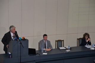 Публична лекция на министъра на вътрешните работи г-н Бойко Рашков в Академията на МВР