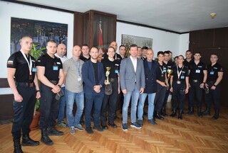 Ректорът на Академията на МВР поздрави курсантите, участвали в Националната универсиада София 2022 и спортни състезания през май