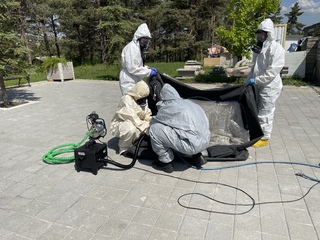 Курсанти от факултет „Пожарна безопасност и защита на населението“ проведоха занятие по дисциплината „Спасителни дейности“