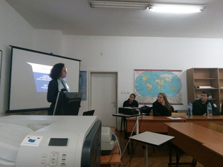 Oфицерът за връзка на Фронтекс за България проведе лекция пред курсанти на АМВР
