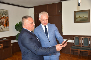 Церемония по подписване на Декларация за сътрудничество с Днепропетровския държавен университет за вътрешните работи на Украйна