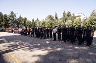 Тържествено полагане на клетва на стажанти от ГД "Национална полиция" в ЦСПП - Пазарджик