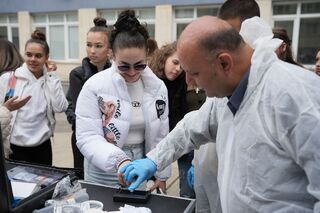 Ден на отворените врати в Главна дирекция „Национална полиция“ за ученици, изучаващи криминалистика и национална сигурност
