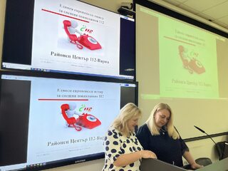 Националната система 112 беше представена в Медицински университет - Варна